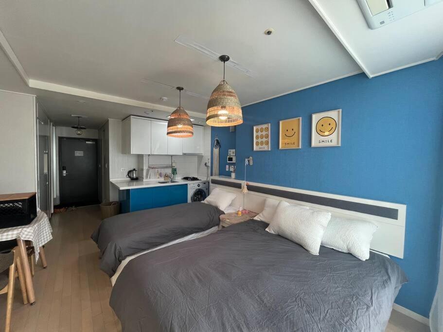 Haeundae Beach Stay #2Min Walk #2Beds Busan Exterior photo